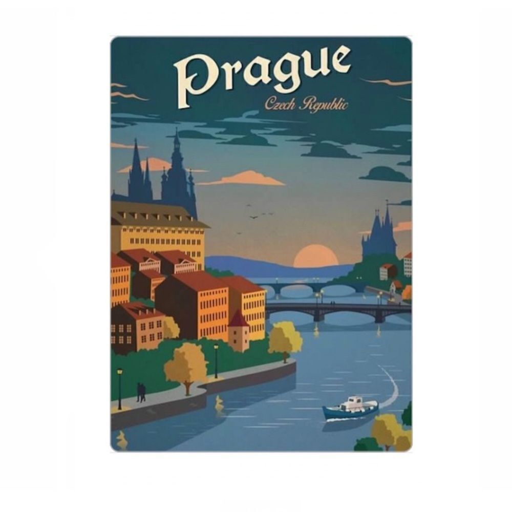 Prague Czech Republic/ Czechia Magnet